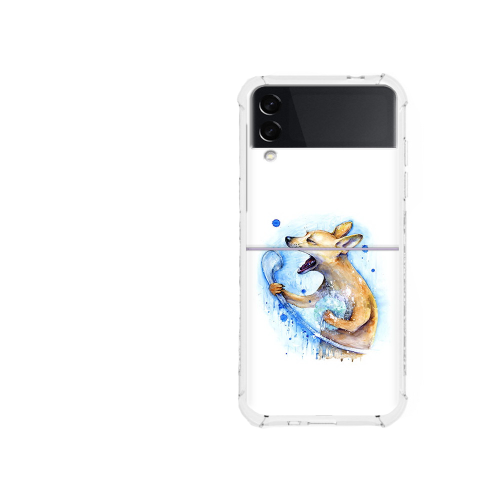

Чехол MyPads Tocco для Samsung Galaxy Z Flip 3 пение в душе (PT226934.584.537), Прозрачный, Tocco