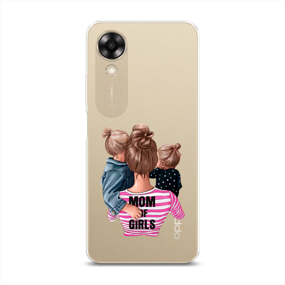 

Чехол Awog на Oppo A17K "Mom of Girls", Разноцветный, 2512850-6