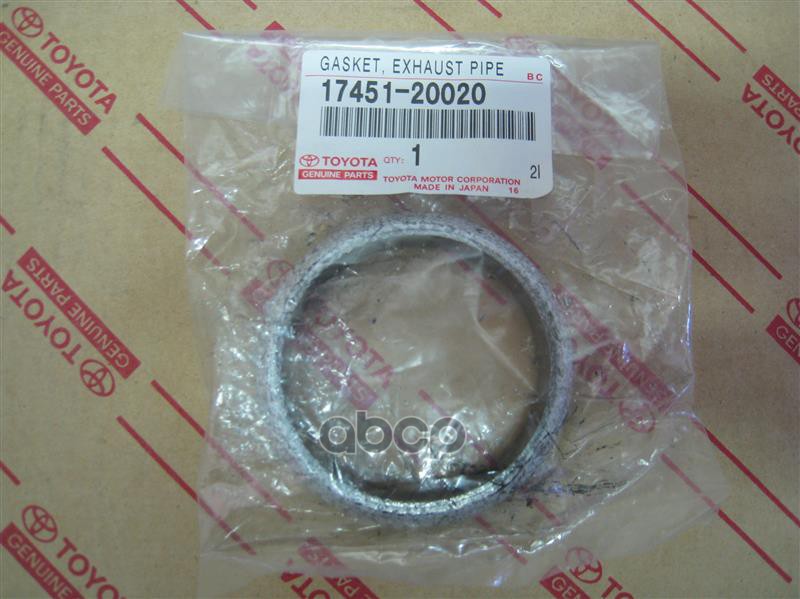 

Прокладка Глушителя Toyota 1745120020 (D60xd77x14) TOYOTA арт. 1745120020