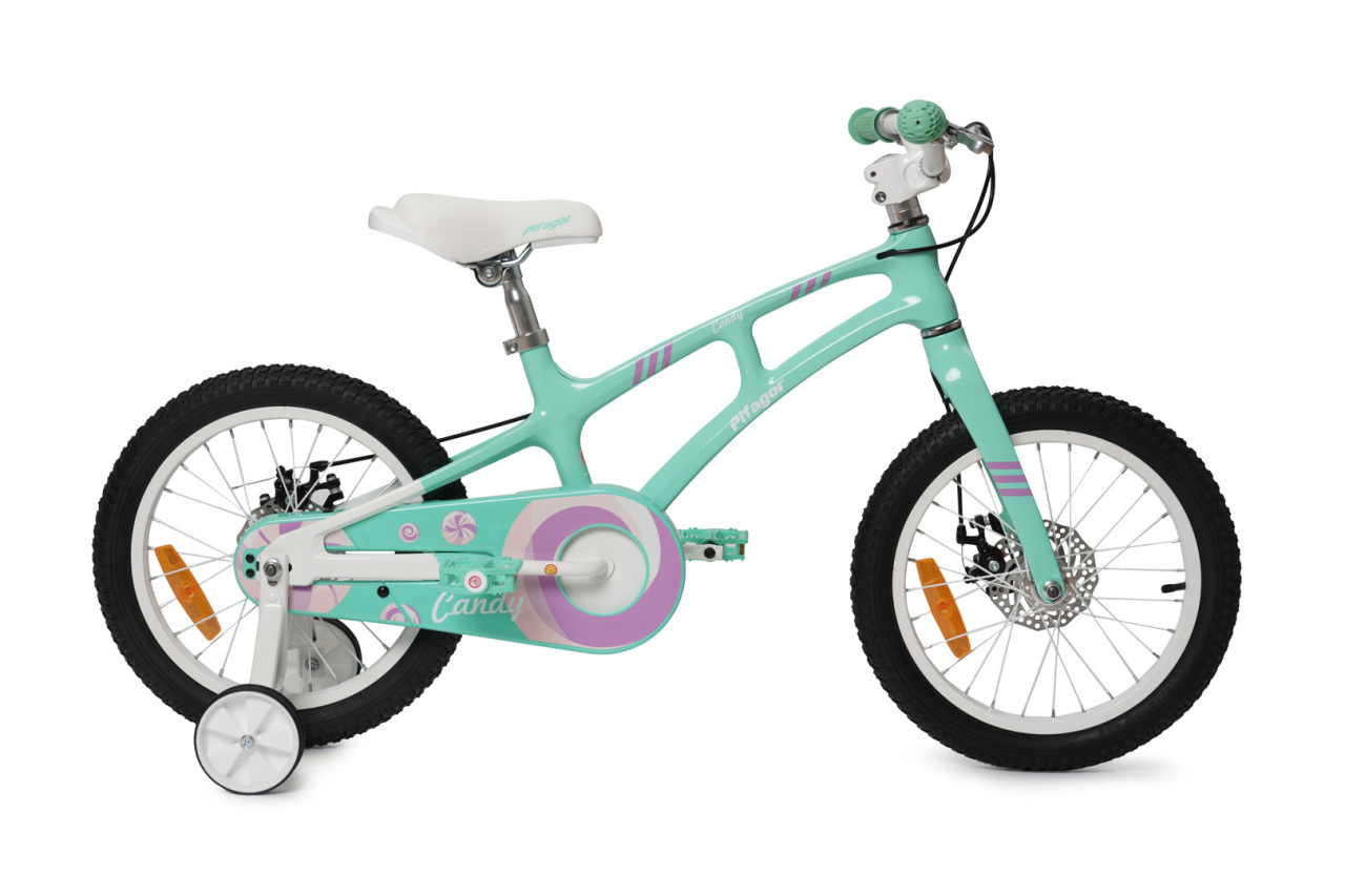 Pifagor Детский велосипед Pifagor Candy 16 (2022), бирюзовый