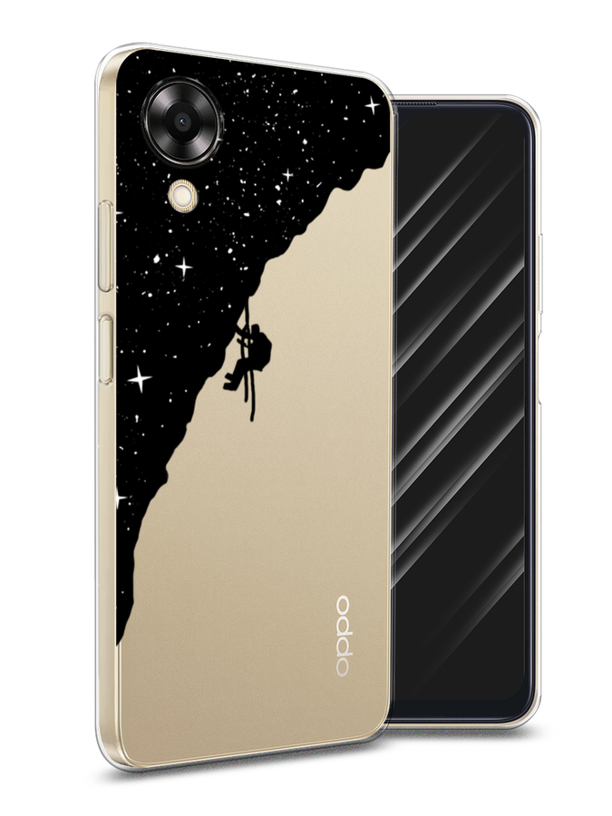 

Чехол Awog на Oppo A17K "Скалолаз в космосе", Черный;белый;бежевый, 2512850-4