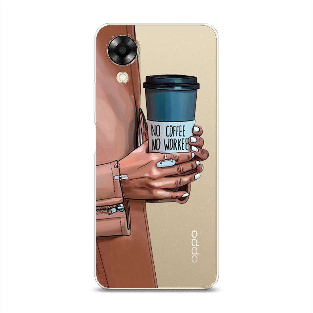 

Чехол Awog на Oppo A17K "No coffee", Синий;бежевый;коричневый, 2512850-7