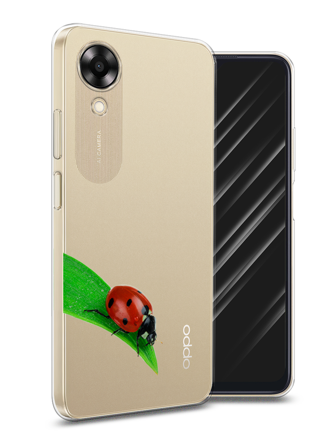 

Чехол Awog на Oppo A17K "На счастье", Белый;красный;зеленый, 2512850-1