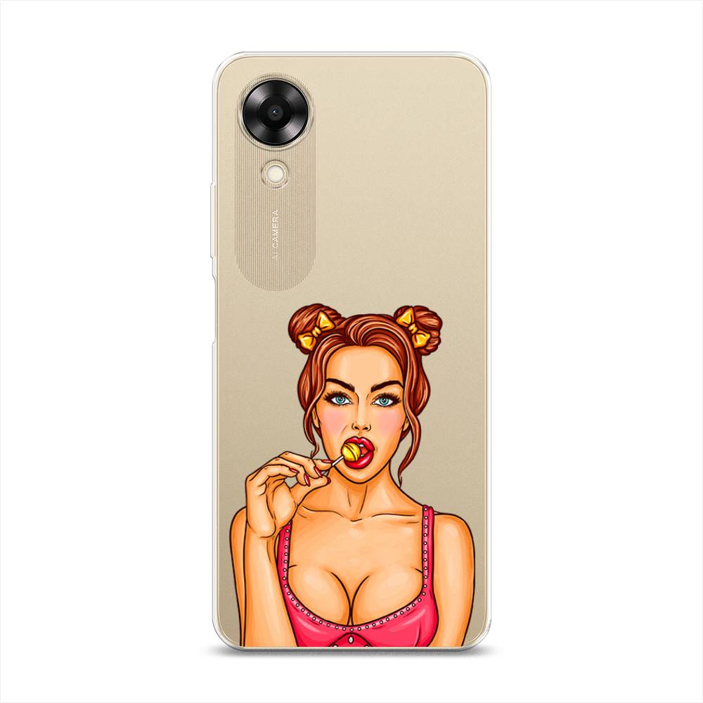 

Чехол Awog на Oppo A17K "Вкусный леденец", Бежевый;коричневый;розовый, 2512850-7