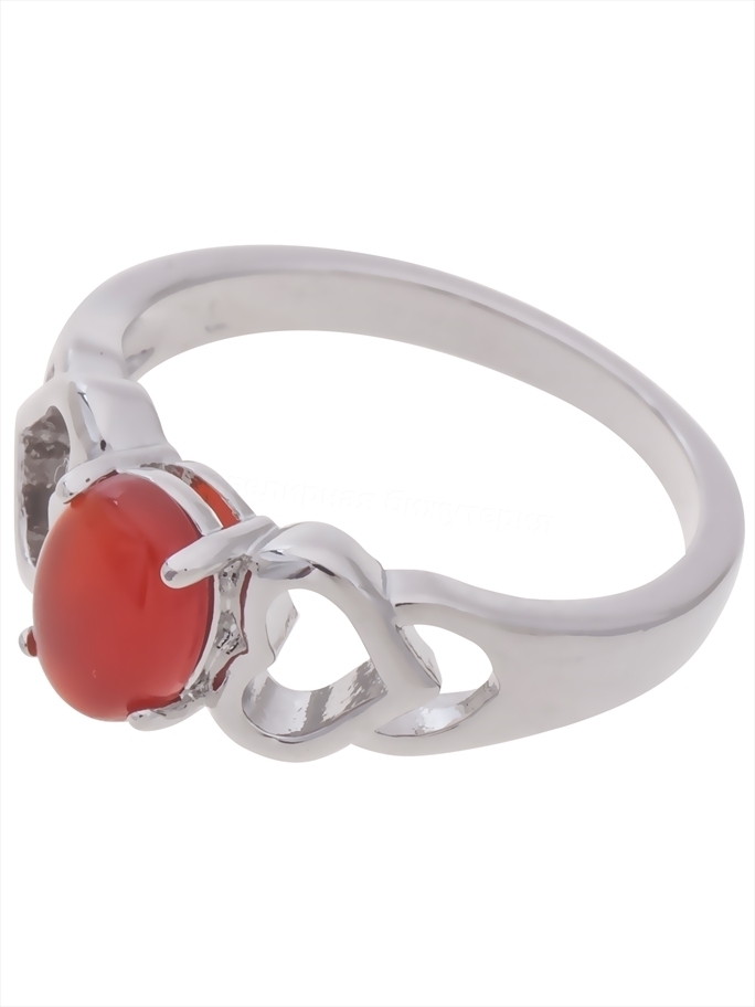 

Кольцо из бижутерного сплава р. 17 Lotus Jewelry RH3033R-11red-agate, агат, RH3033R-11red-agate