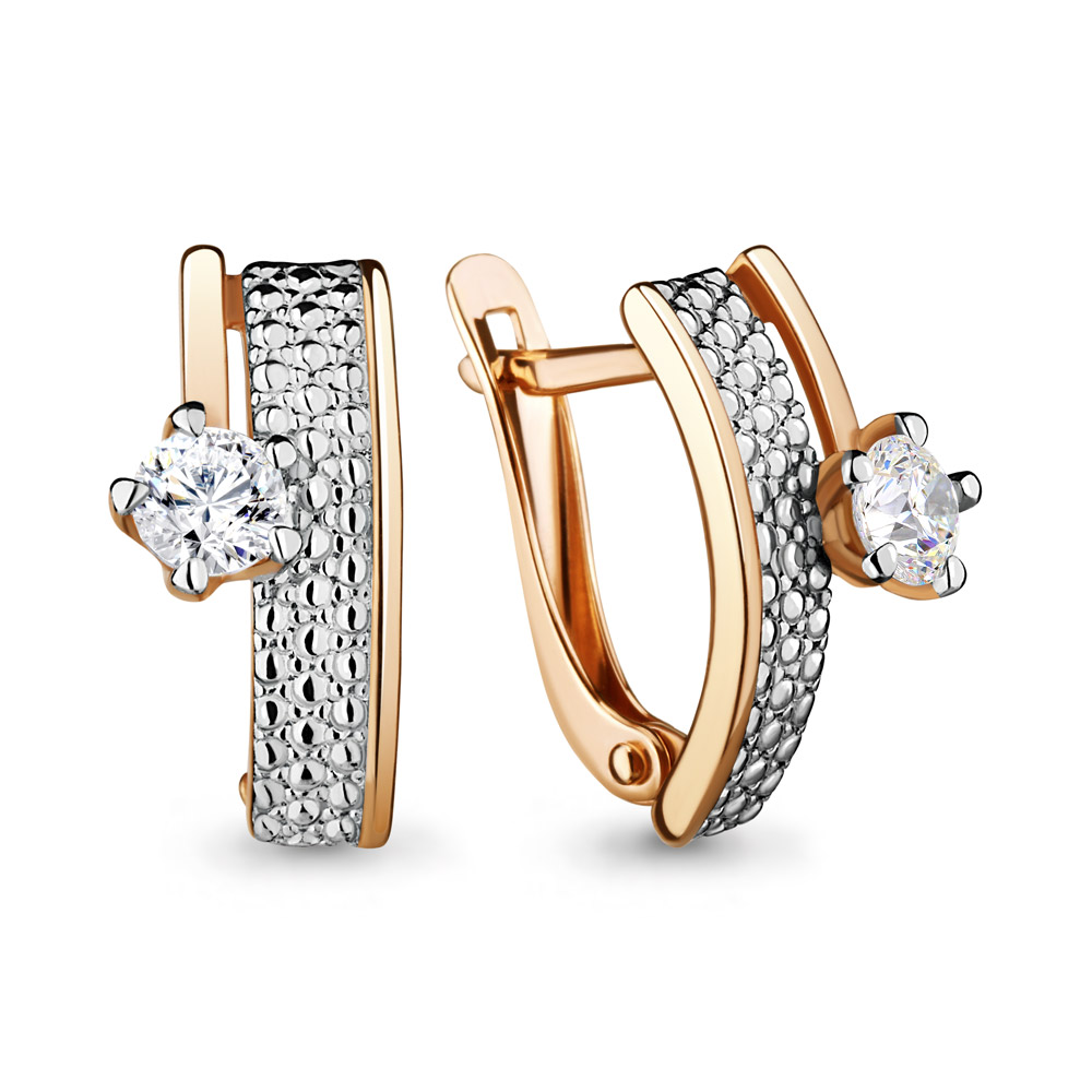 

Серьги из серебра с фианитом Aquamarine 46649_925_з, 46649_925_з