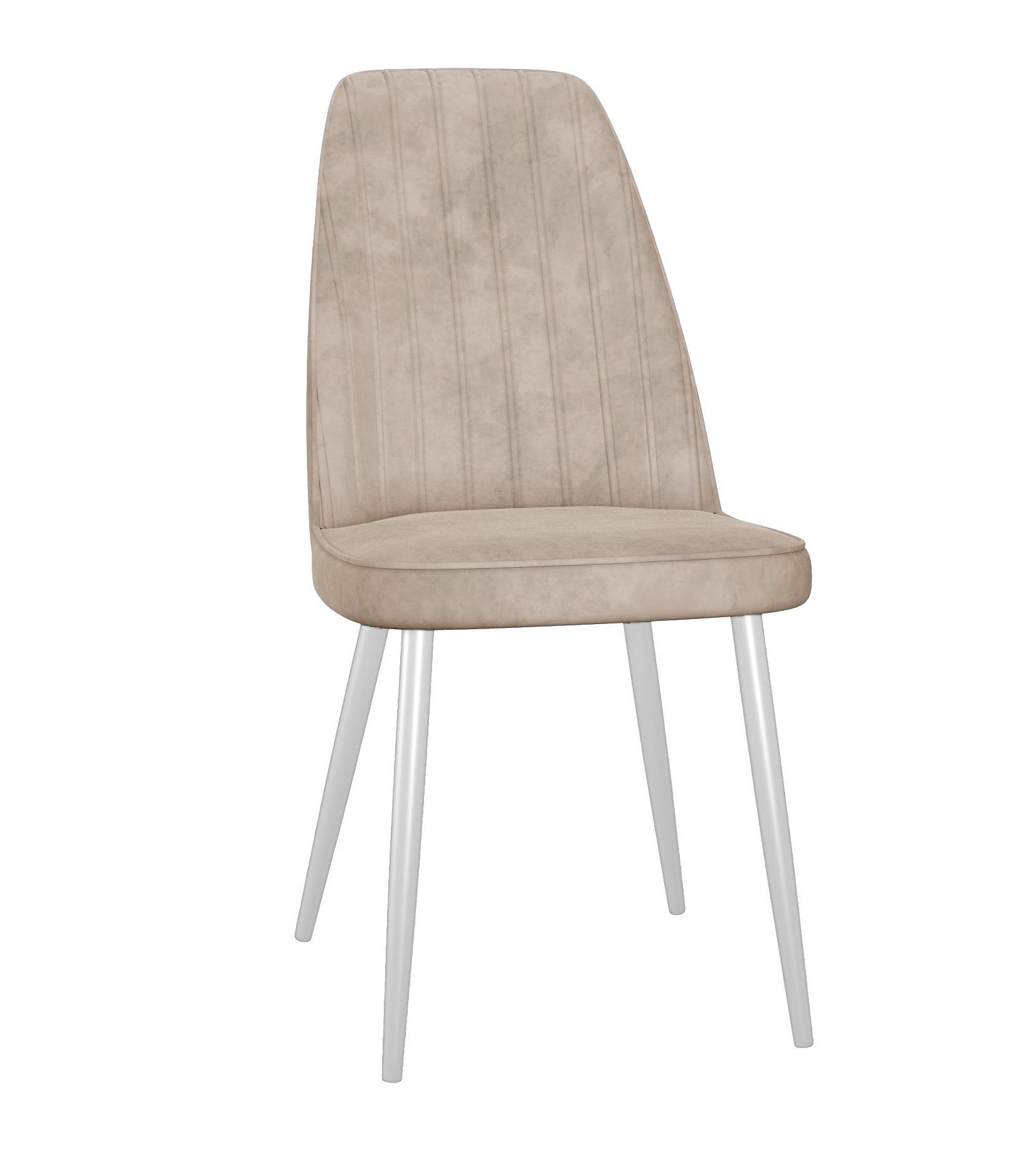 

Стул DikLine B03 BEIGE, ножки белые