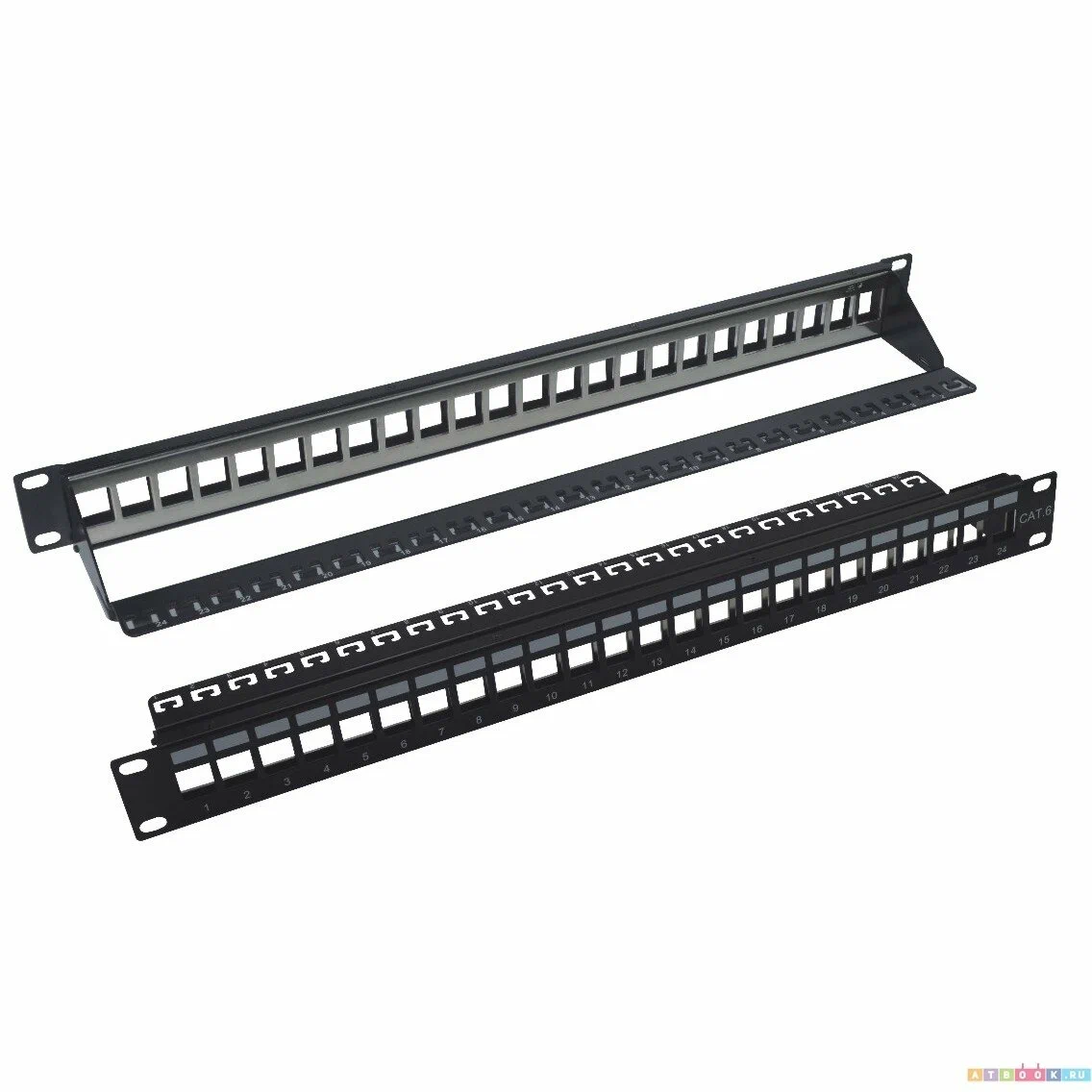 

Патч-панель Neomax (NM-BPP-1U24P-UB-101-BK), Черный