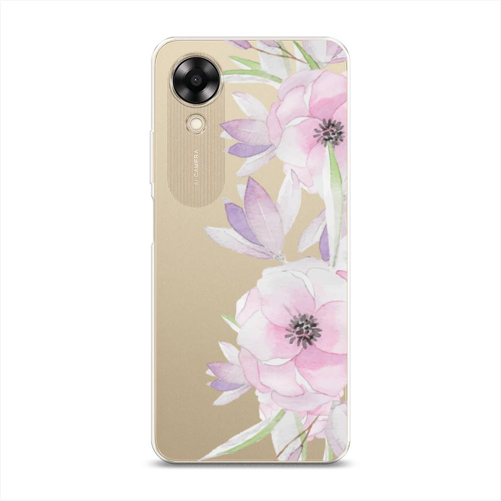 

Чехол Awog на Oppo A17K "Нежные анемоны", Розовый;черный;фиолетовый, 2512850-8