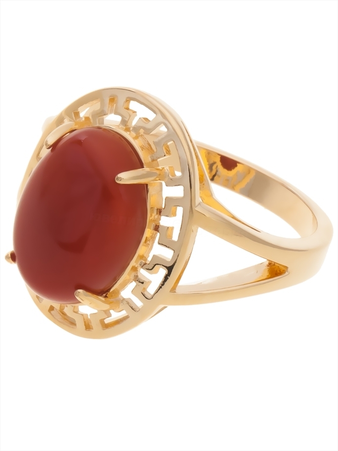 

Кольцо из бижутерного сплава р. 18 Lotus Jewelry 897R-07red-agate, агат, 897R-07red-agate