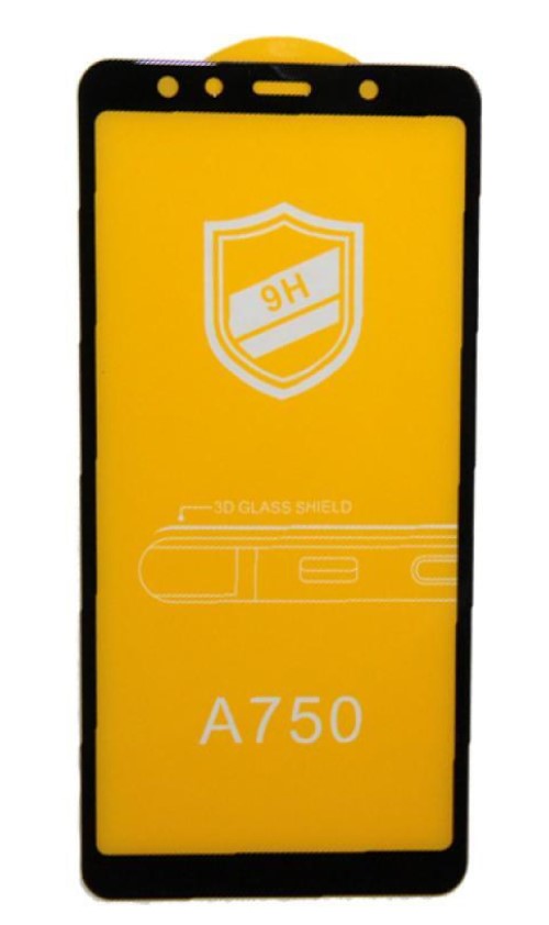 

Защитное стекло на Samsung A750F, Galaxy A7(2018) 9D, черный, X-CASE