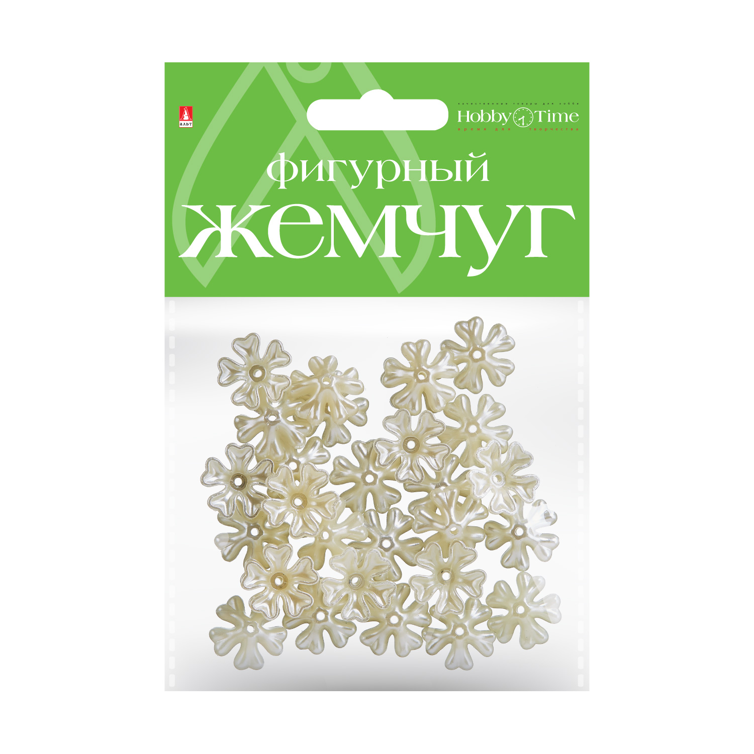 

Бусины фигурные под жемчуг "ФИАЛКИ", 16 MM, Разноцветный