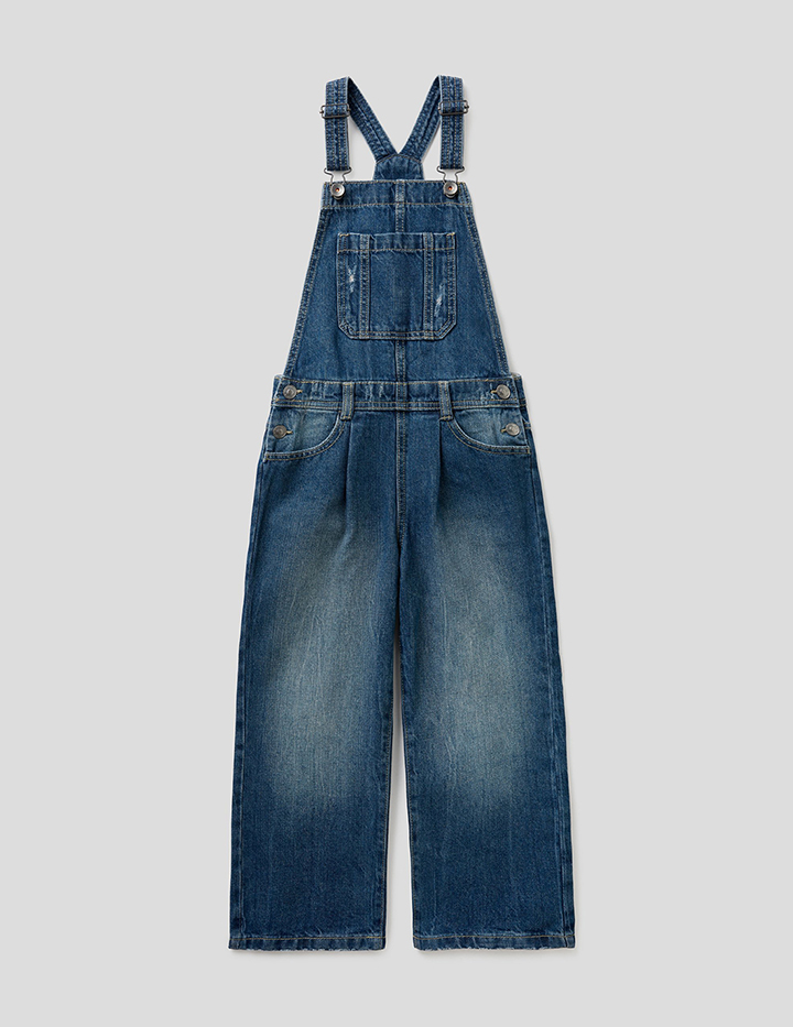 

Полукомбинезон для девочек Benetton цв. разноцветный р.158, 21A_4DW258410