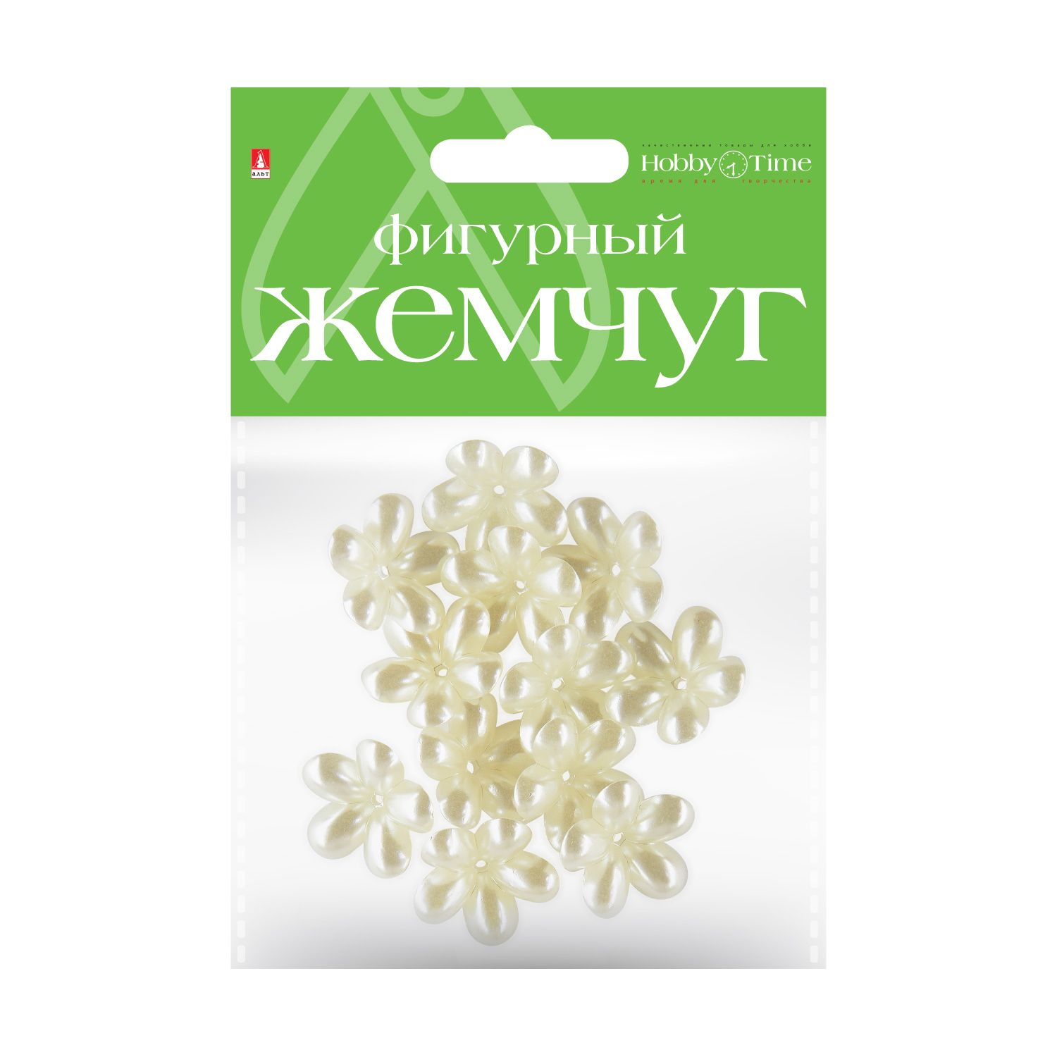 

Бусины фигурные под жемчуг "ФИАЛКИ", 20 ММ, Разноцветный