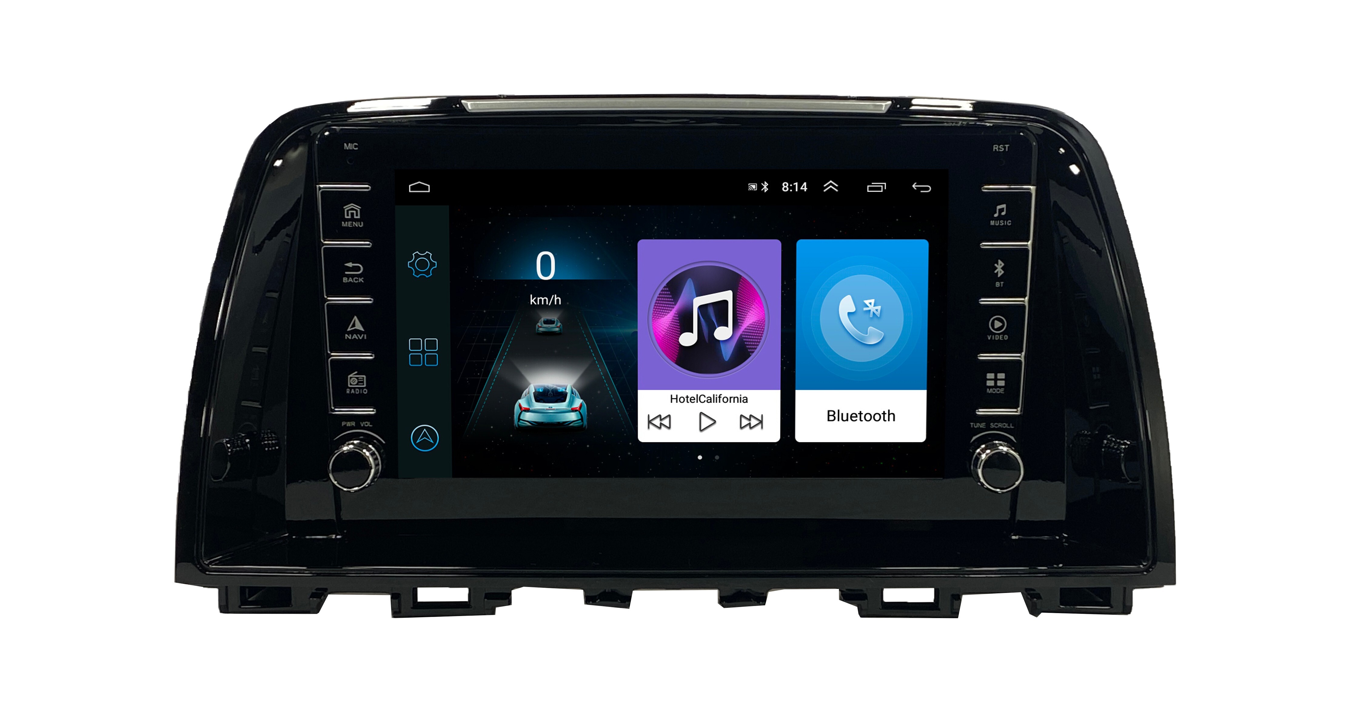 Автомагнитола ANDROID Mazda 6 2012-2015 216GB с крутилками Android 12 Мультируль Ш 2081500₽