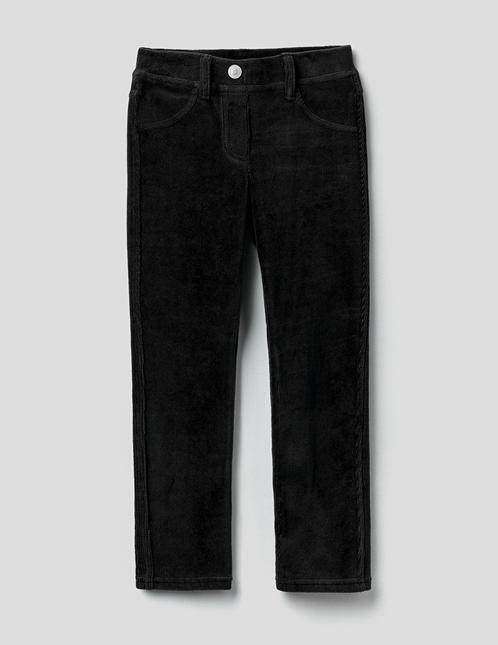 

Брюки для девочек Benetton цв. черный р.116, 21A_4DZB57LZ0