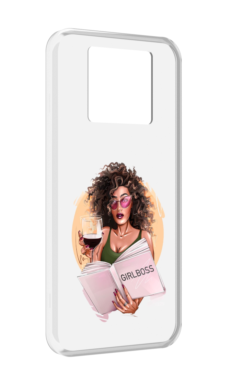

Чехол MyPads Girlboss with wine_ Etsy женский для Huawei Black Shark, Прозрачный, Tocco