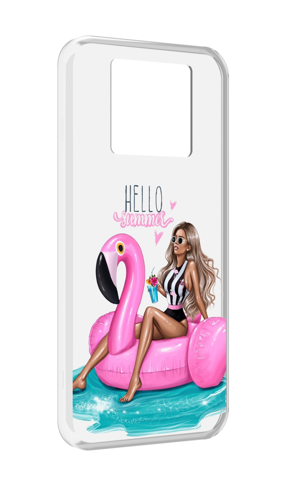 

Чехол MyPads Hello-summer для Black Shark 3 5G / Black Shark 3S, Прозрачный, Tocco