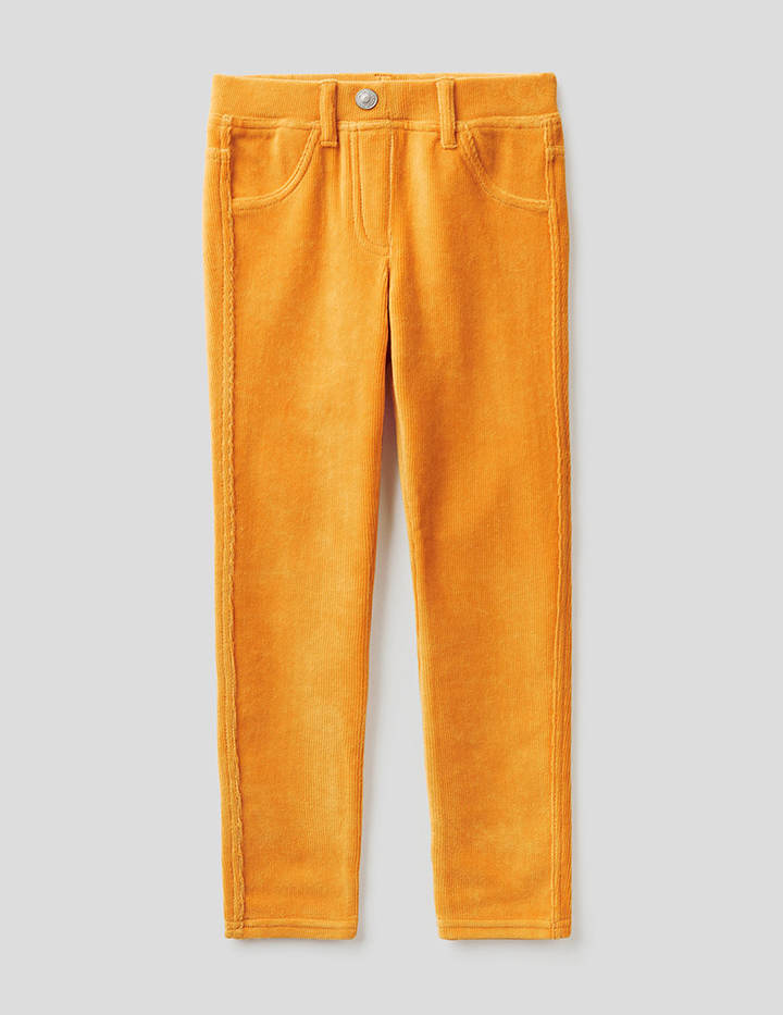 

Брюки для девочек Benetton цв. коричневый р.170, 21A_4DZB57LZ0