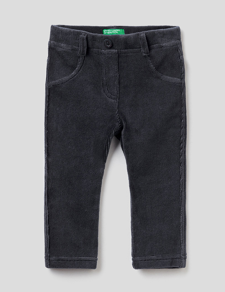 

Брюки для девочек Benetton цв. серый р.98, 21A_4DZB57MI0