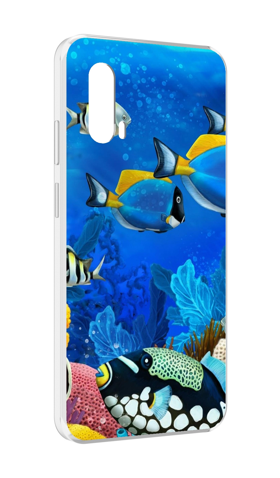 

Чехол MyPads Рыбки для Blackview BV7100, Прозрачный, Tocco