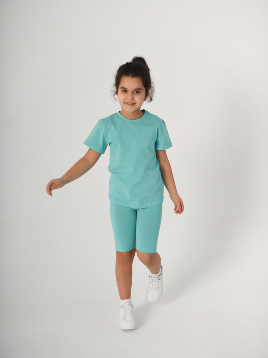 Шорты детские LikeRostik 1205, бирюзовый, 134