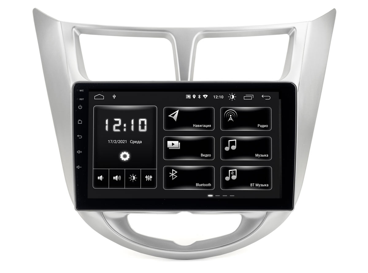 

Штатная магнитола Incar DTA-2401 для Hyundai Solaris 11-17 (Android 10) 9", Hyundai