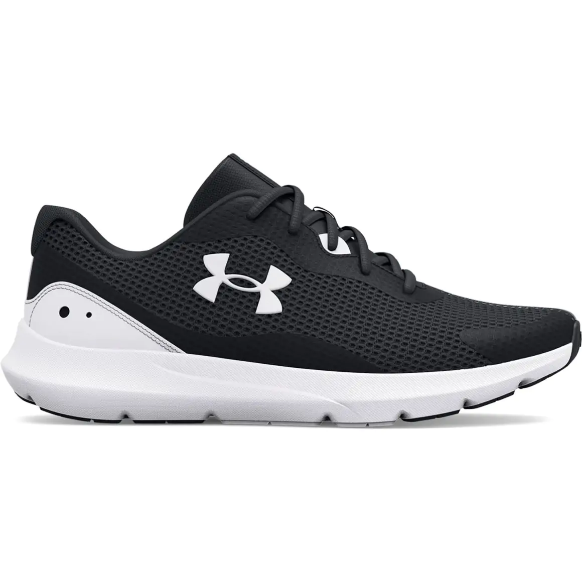 

Кроссовки мужские Under Armour UA Surge 3 черные 8 US, Черный, Surge 3