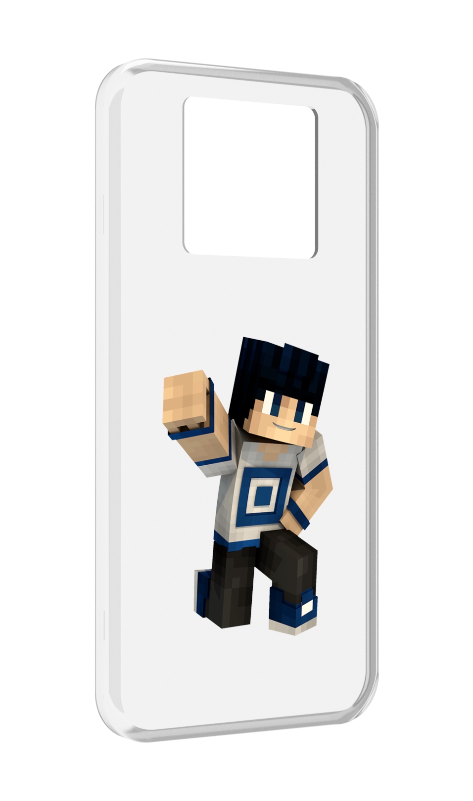 

Чехол MyPads Minecraft-1 для Black Shark 3 5G / Black Shark 3S, Прозрачный, Tocco