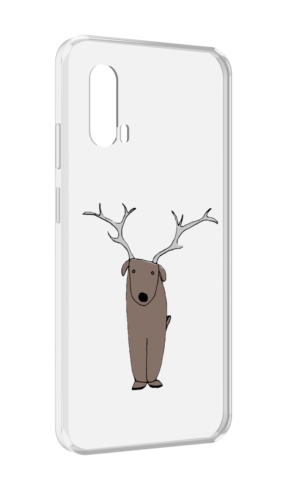 

Чехол MyPads Собака олень для Blackview BV7100, Прозрачный, Tocco