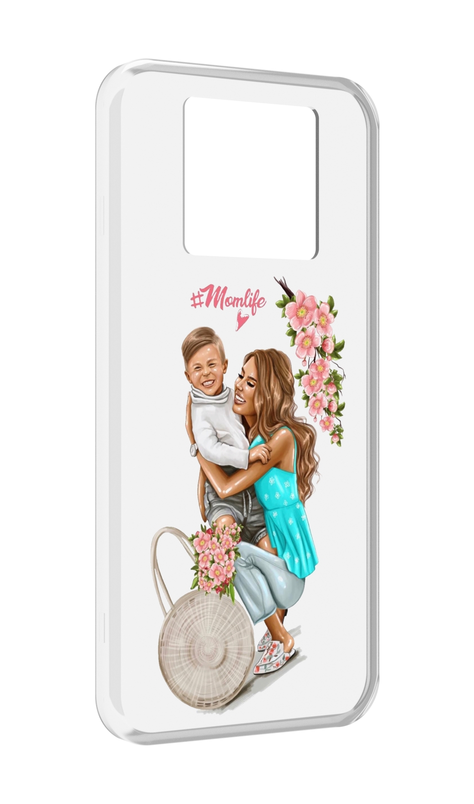 

Чехол MyPads Momlife для Black Shark 3 5G / Black Shark 3S, Прозрачный, Tocco