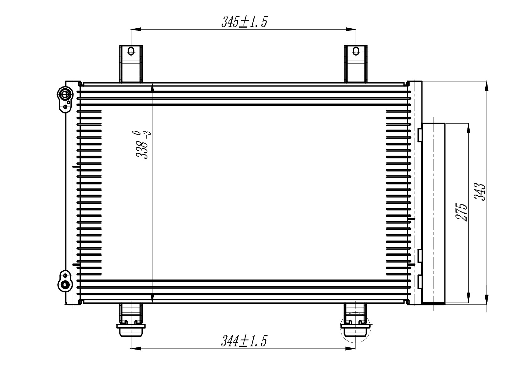 Конденсер с ресив. suzuki swift 05- swift 05- lrac2462