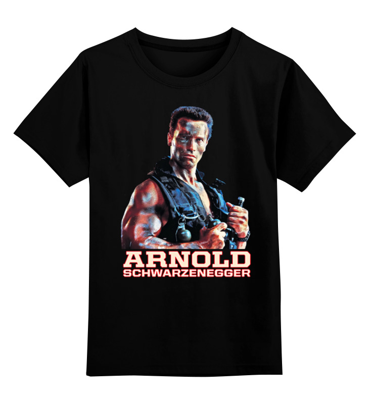 

Футболка детская Printio Arnold schwarzenegger цв. черный р. 140, Arnold schwarzenegger
