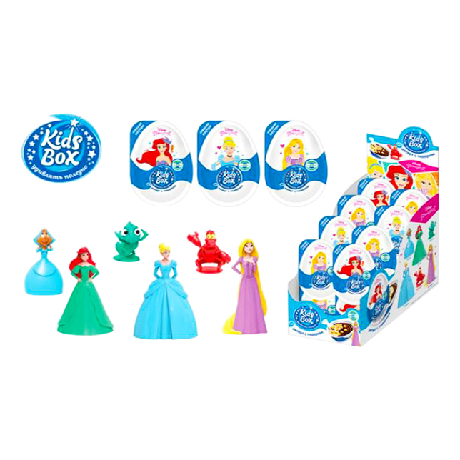 

Шоколадное яйцо Конфитрейд Kids Box Принцессы 20 г + Игрушка