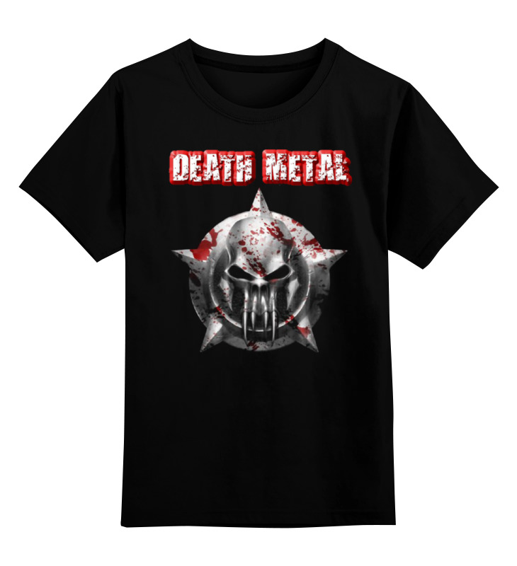 

Футболка детская Printio Death metal цв. черный р. 140, Death metal