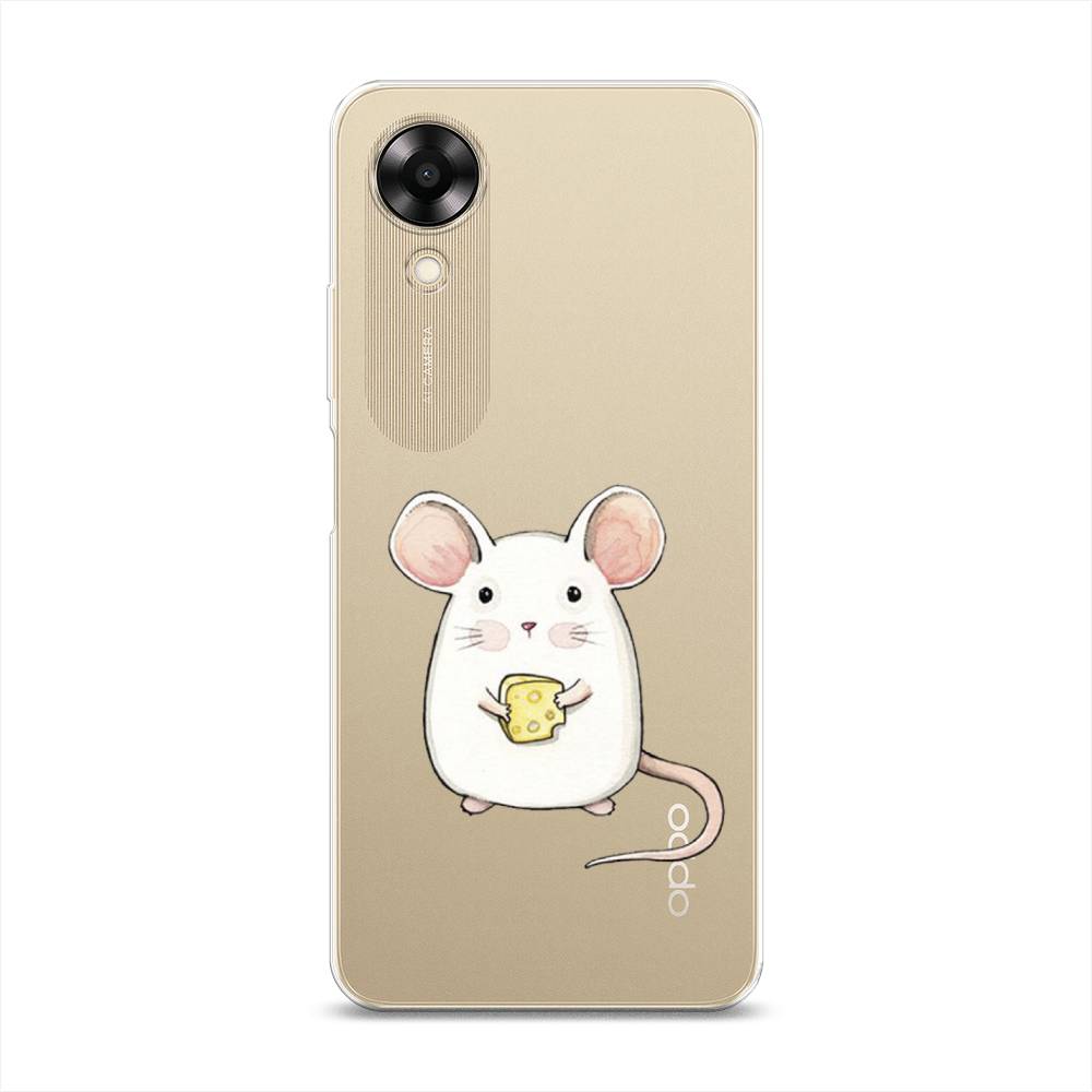

Чехол Awog на Oppo A17K "Мышка", Белый, 2512850-1