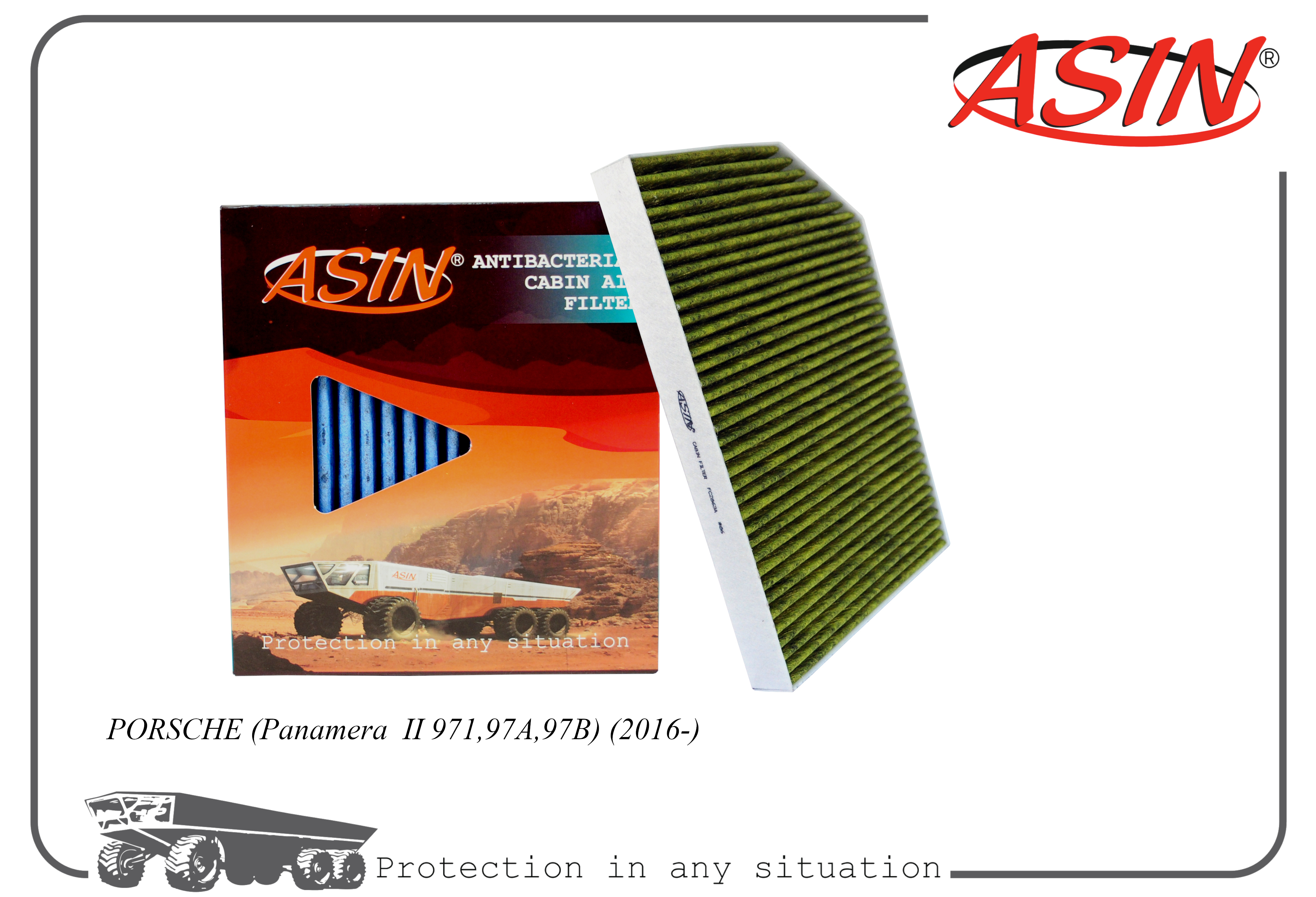 

Фильтр салонный ASIN.FC2863A PORSCHE (Panamera II 971,97A,97B) (2016-), ASIN.FC2863A