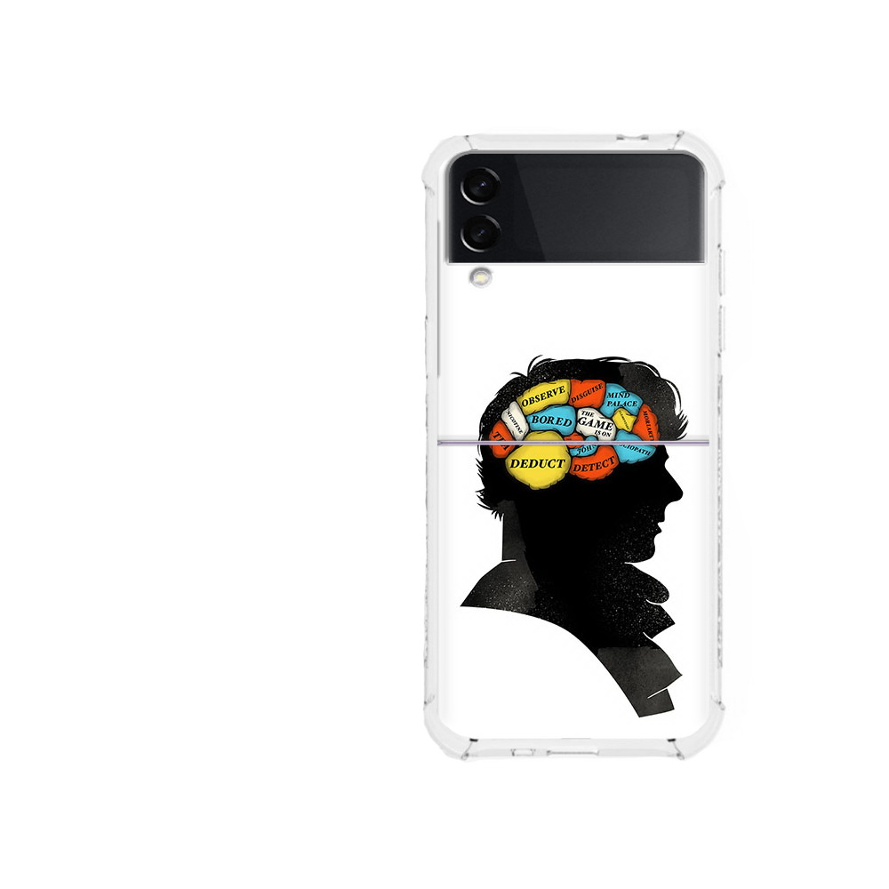 

Чехол MyPads Tocco для Samsung Galaxy Z Flip 3 темный рисунок (PT226934.584.640), Прозрачный, Tocco