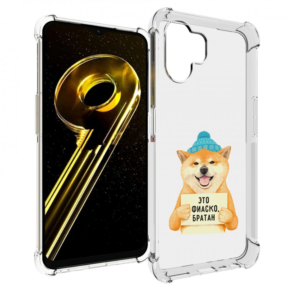 

Чехол бампер MyPads фиаско для Realme 10 5G противоударный, Прозрачный, Tocco