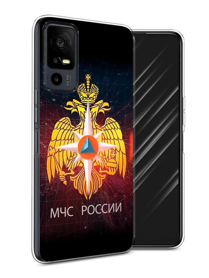 

Чехол Awog на TCL 40R 5G "МЧС России", Черный;желтый;красный, 291250-5
