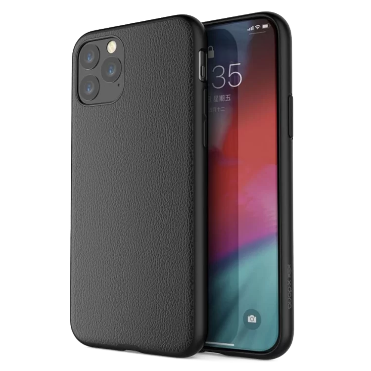 

Чехол X-Doria Dash Air для iPhone 11 Pro Чёрная кожа 486736, Черный