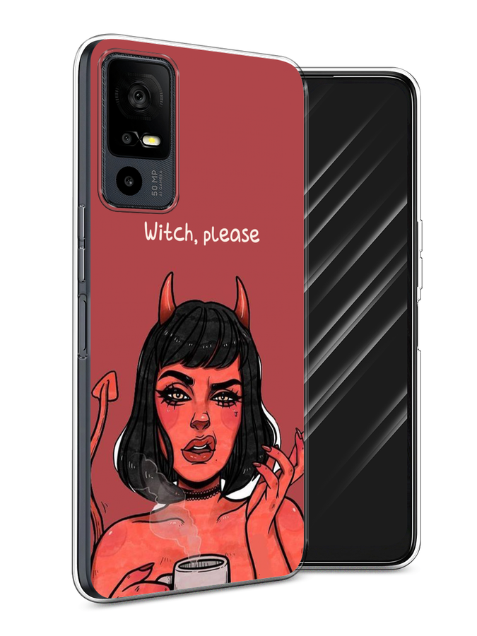 

Чехол Awog на TCL 40R 5G "Evil Girl", Красный;черный, 291250-6