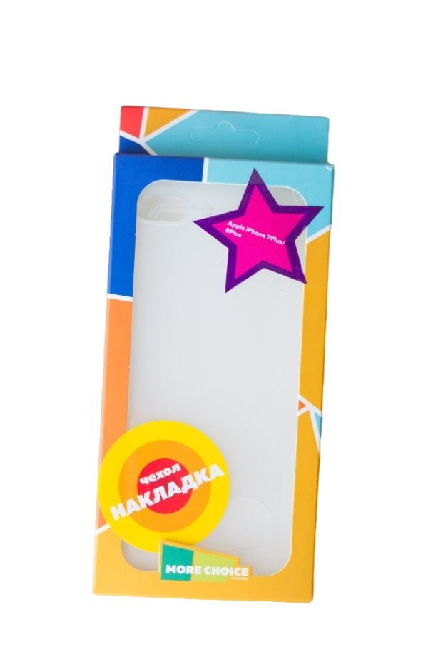 

Чехол-накладка More choice Tint для iPhone 6Plus/7Plus/8Plus White, Белый, TIP6PLUS