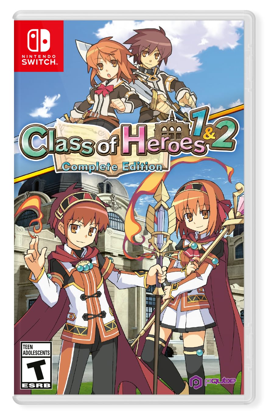 Игра Class of Heroes 1 + 2 (Nintendo Switch, полностью на иностранном языке)