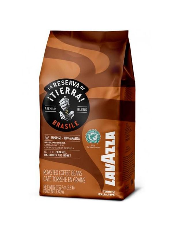 фото Кофе в зернах tierra brasile blend 1 кг lavazza