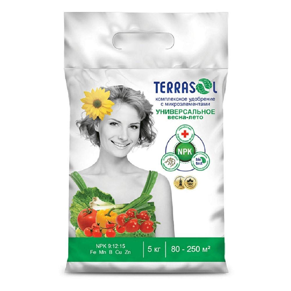 

Минеральное удобрение комплексное TerraSol универсальное весна-лето 5 кг