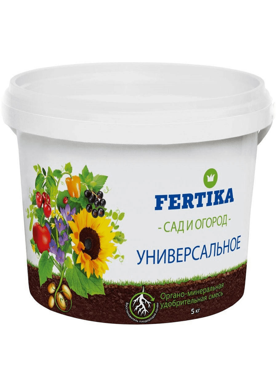 Органоминеральное удобрение Fertika Сад и огород универсальное 5 кг