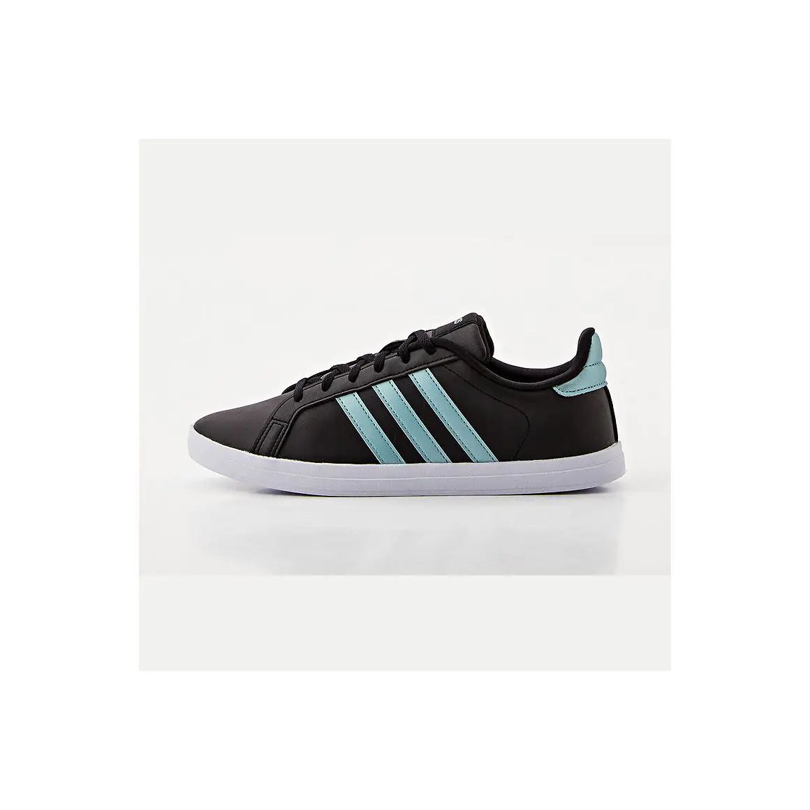 фото Кеды женские adidas courtpoint черные 6 uk