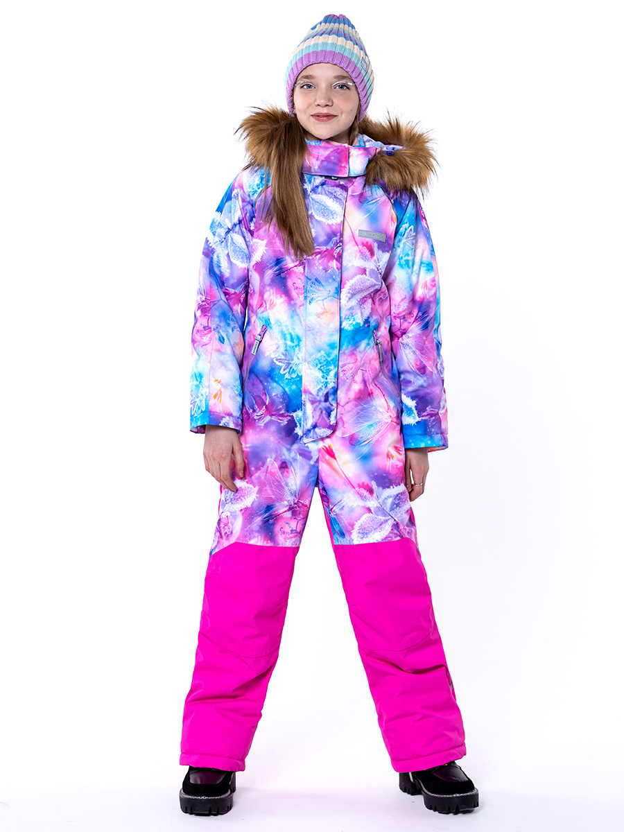 

Комбинезон детский NIKASTYLE 8з1023, лазурный фуксия, 134, Розовый, 8з1023