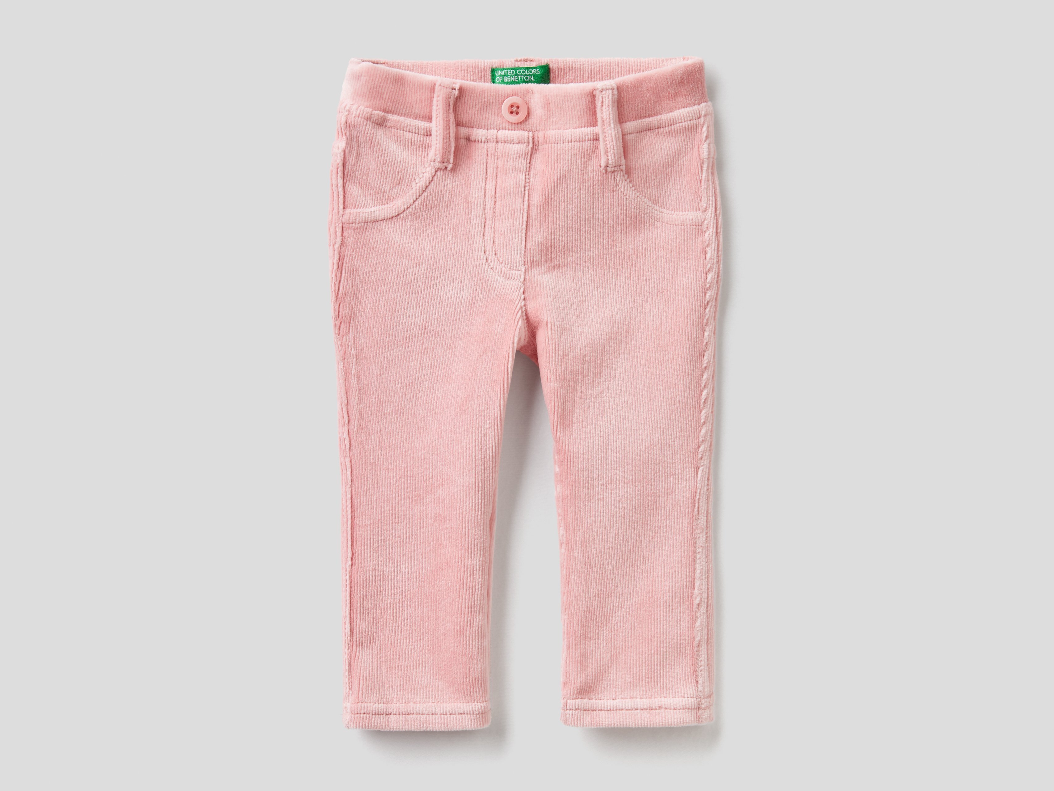 фото Брюки для девочек benetton цв. розовый р.98 united colors of benetton